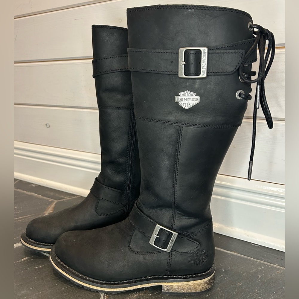 Harley-Davidson Women's Kirtland 14-Inch Motorcycle Boots D87155 size 8.5